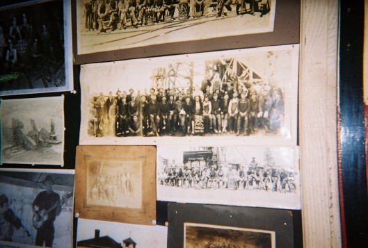 Just a few of many miners' faces that grace the walls of the museum.